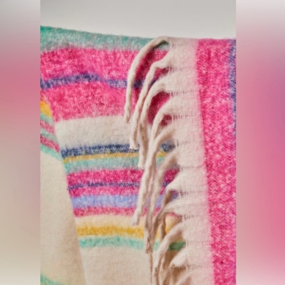 Free People✨ Skye Stripe Blanket - Picture 3 of 5